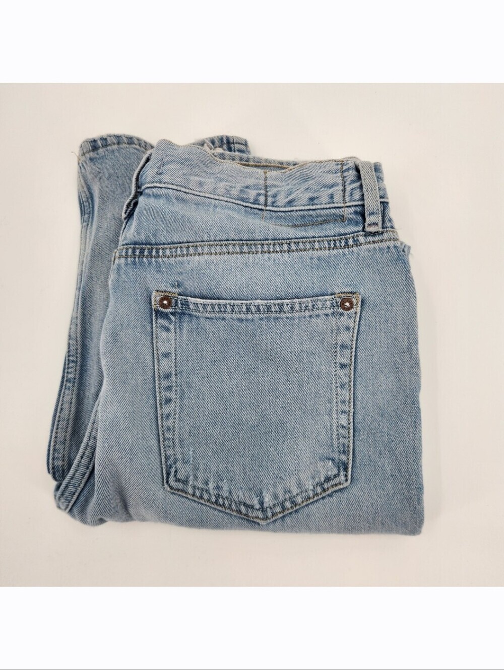 Free People We The Free Lasso Jean Womens Size 28 High Rise Button Fly